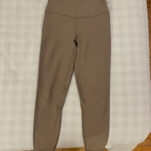High-Waisted Taupe Leggings